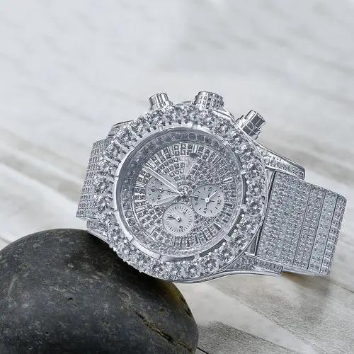 Forte Steel CZ Watch | 530301 Alfafammily.com