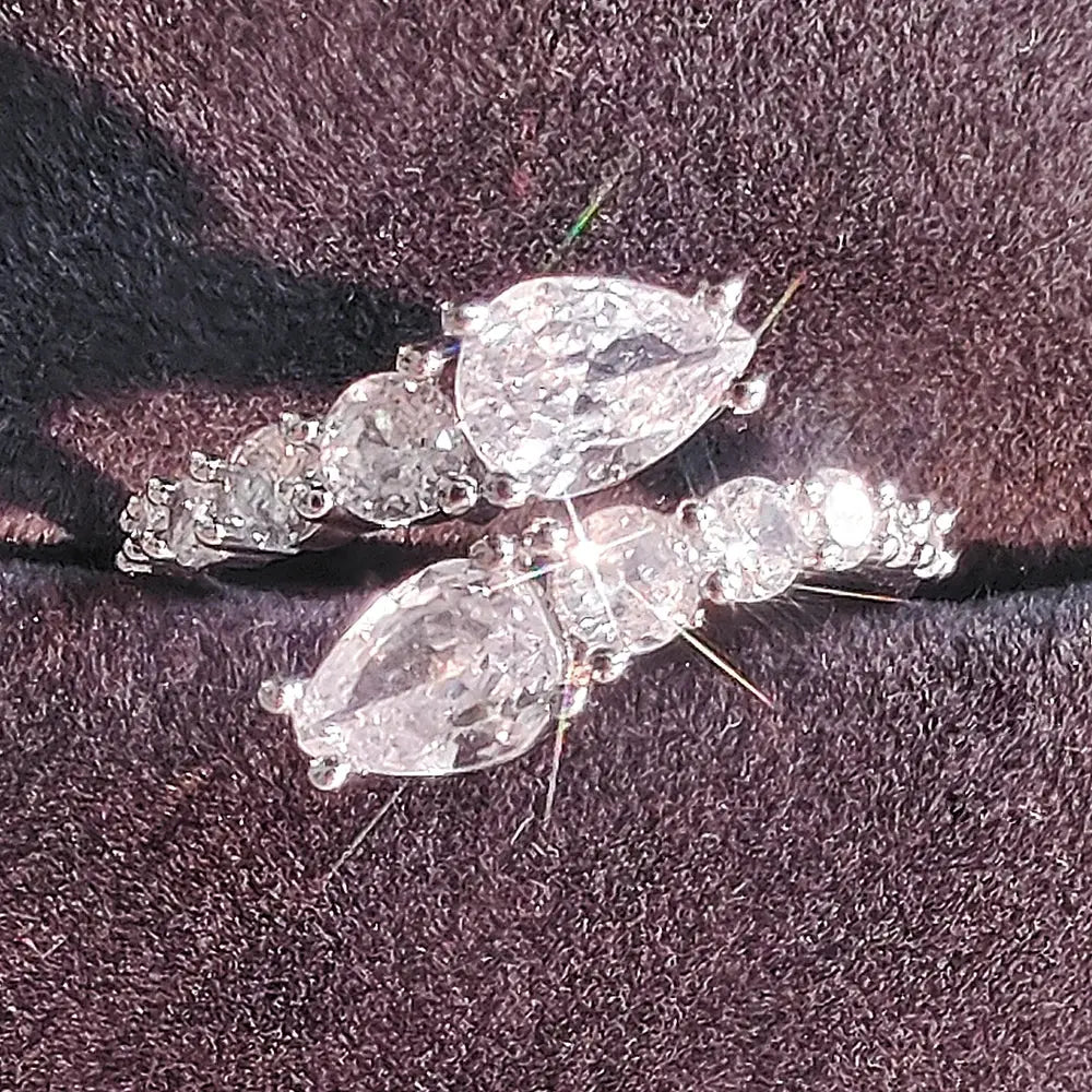 2024 New Arrival Unique Design Silver Color Adjustable Fashion Ring Alfa fammily store