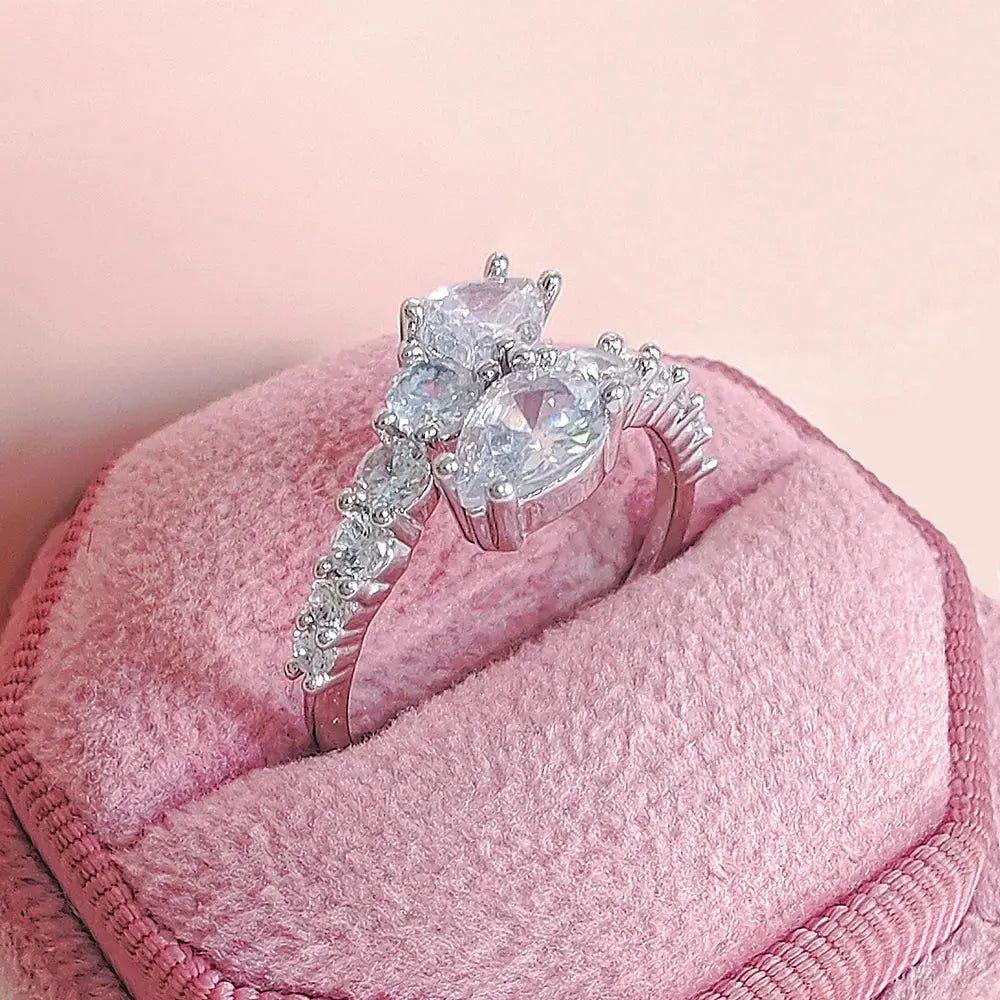 2024 New Arrival Unique Design Silver Color Adjustable Fashion Ring - Alfa fammily store