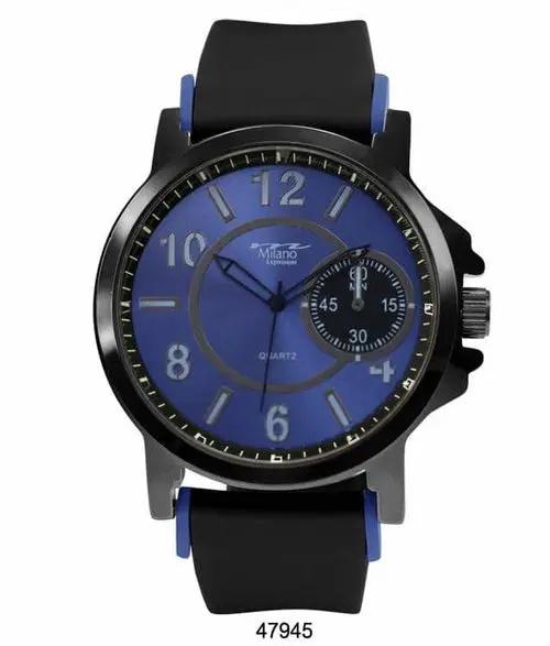 50MM Milano Expressions Silicon Band Watch - 4794 Alfafammily.com