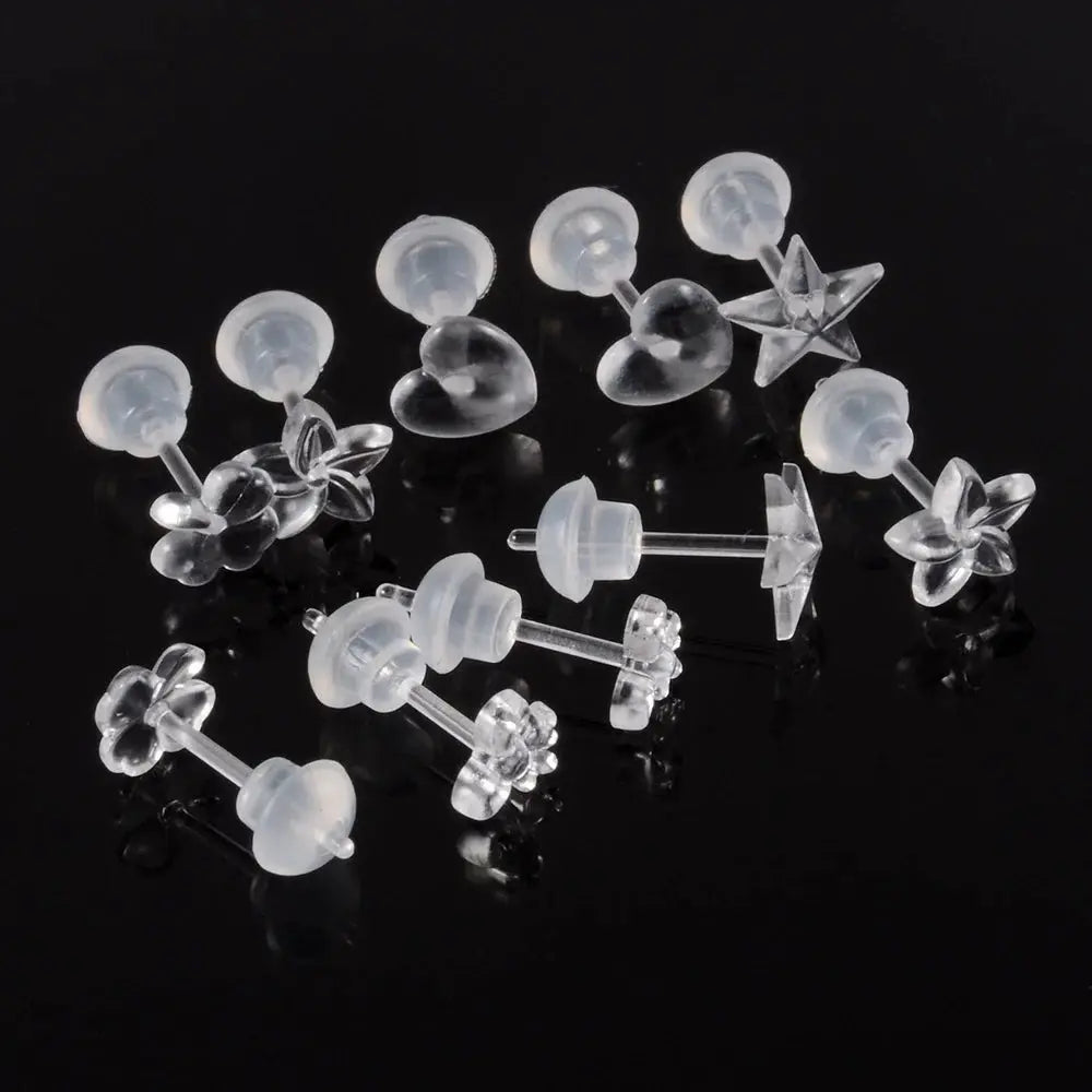5 Pairs Mix Styles Hypoallergenic Cute Stud Earrings Pins Needle And Alfa fammily store