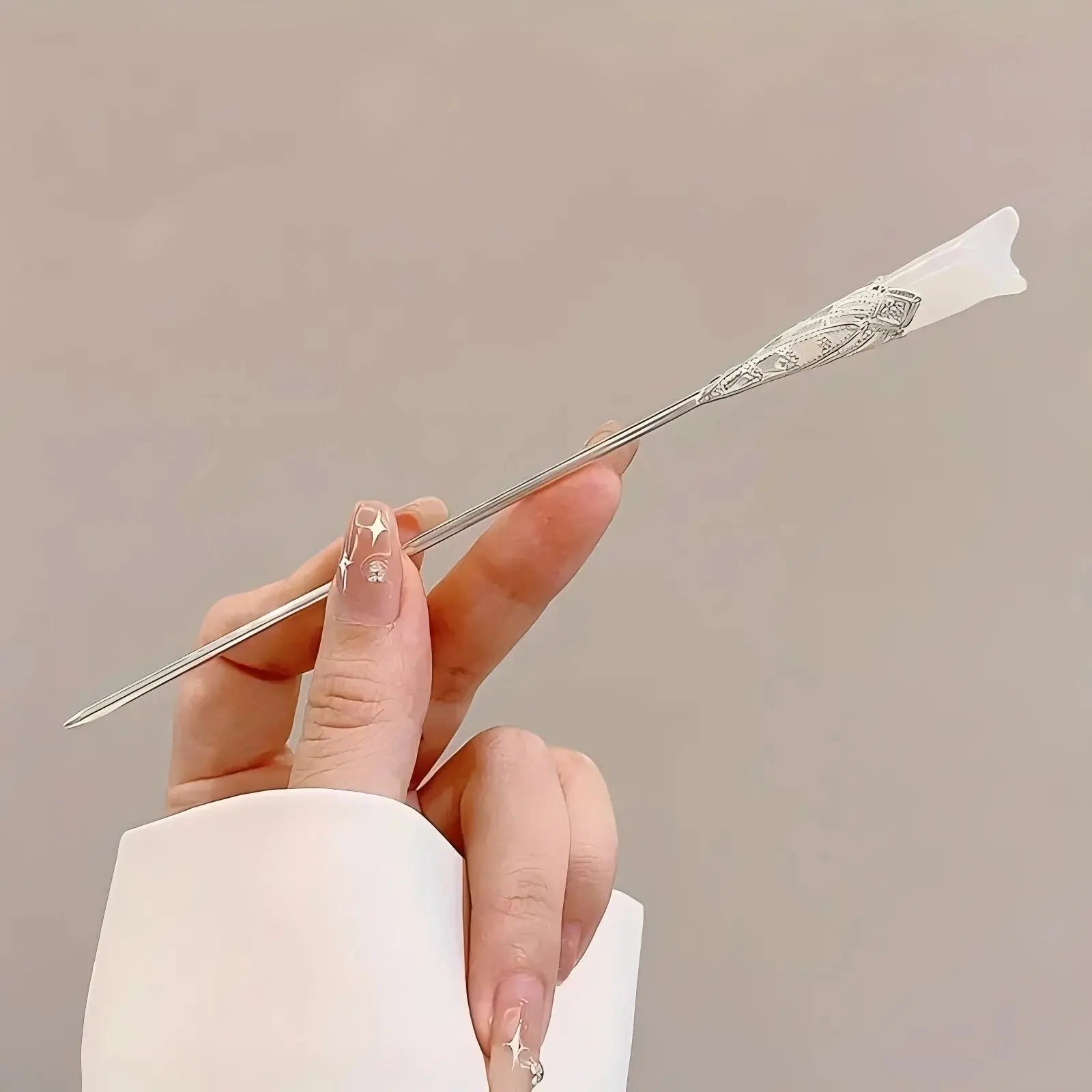 Elegant Chinese Style Hair Clip Tassel Hair Stick Traditional Floral Design Hairstyle Accessory Women Jewelry Hairpin Hairneedle Alfa fammily store