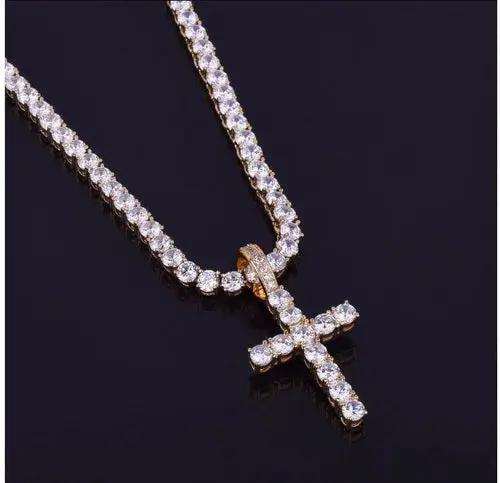 EMPEROR 3MM Tennis CZ Cross | 912721 Alfafammily.com