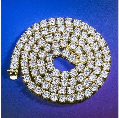ROCK 4 MM One Row Tennis Chain | 960012 Alfafammily.com