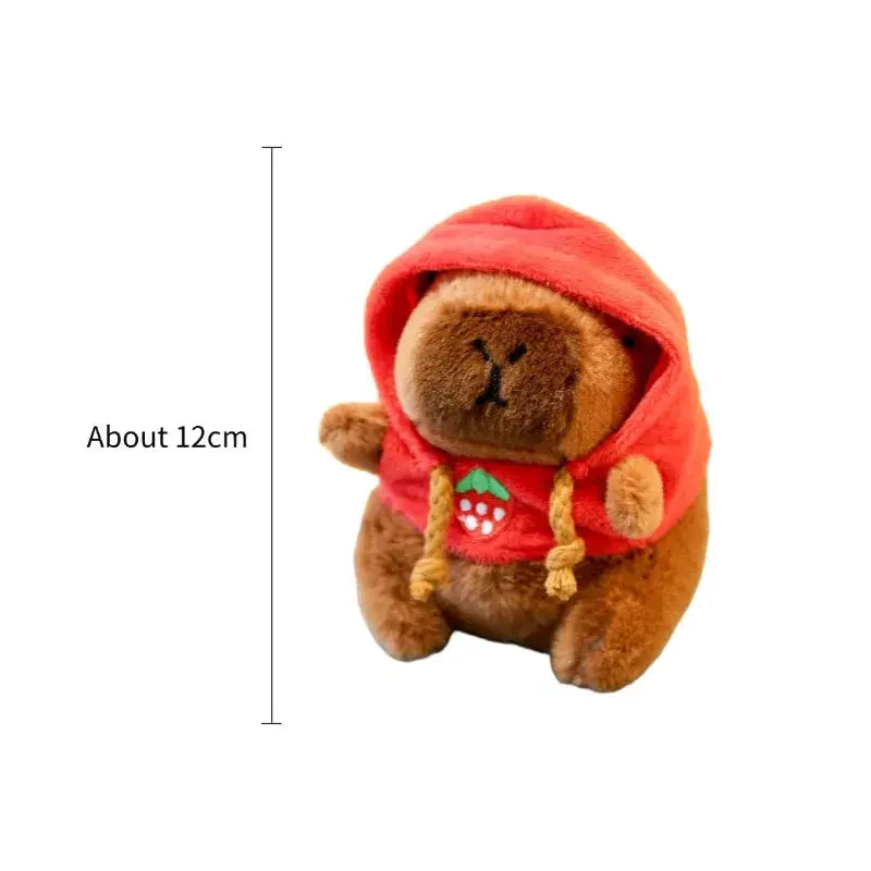 Cute Cartoon Capybara Pendant Keychain Bag Hanging Alfafammily.com