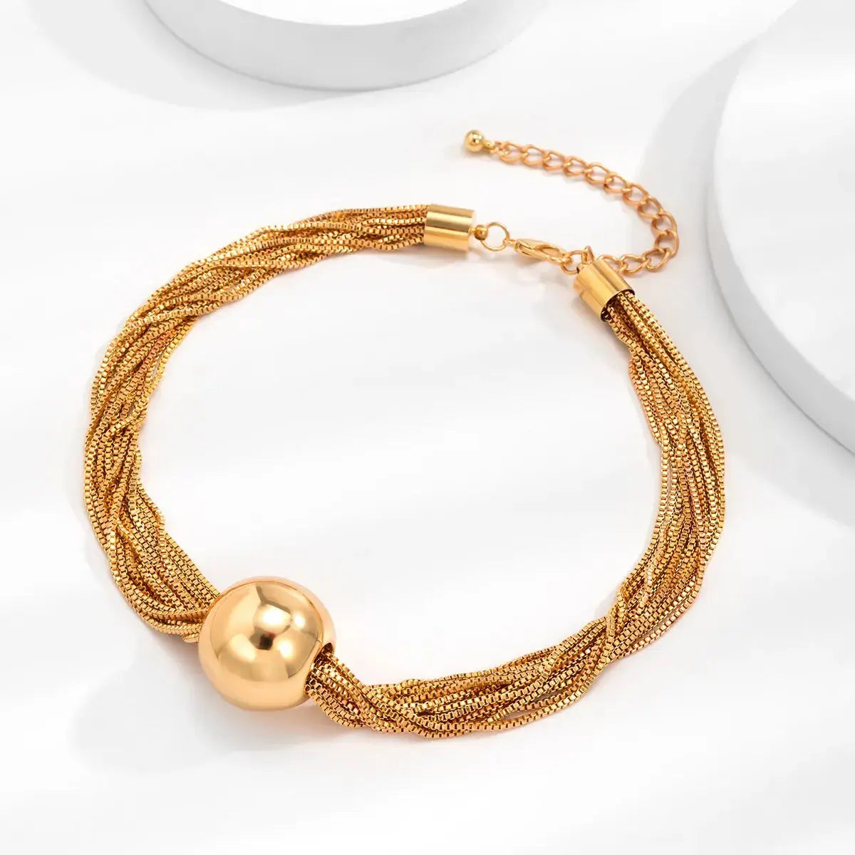 Exaggerated Twisted Chunky Chain Necklace for Women Punk Big Ball Alfafammily.com