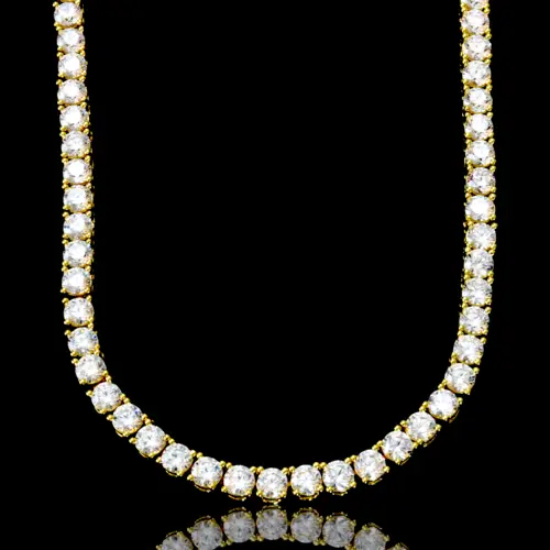 ROCK 4 MM One Row Tennis Chain | 960012 Alfafammily.com