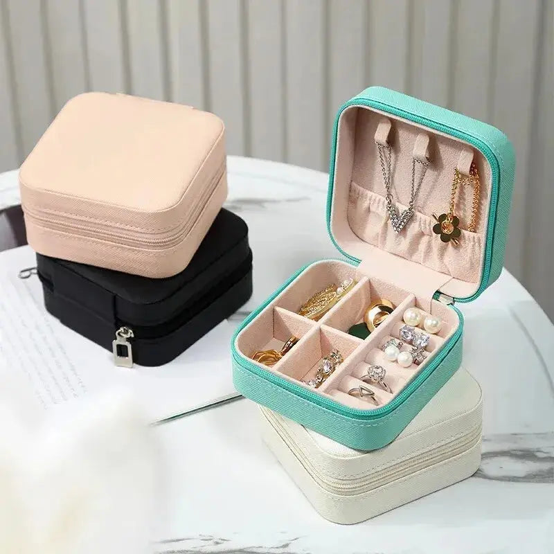 Portable Mini Jewelry Storage Box Travel Organizer Jewelry Case AliExpress