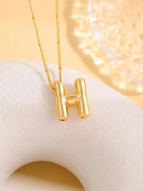 Delicate Bubble Letter PendantAccessories Temperament Fashionable26 AliExpress