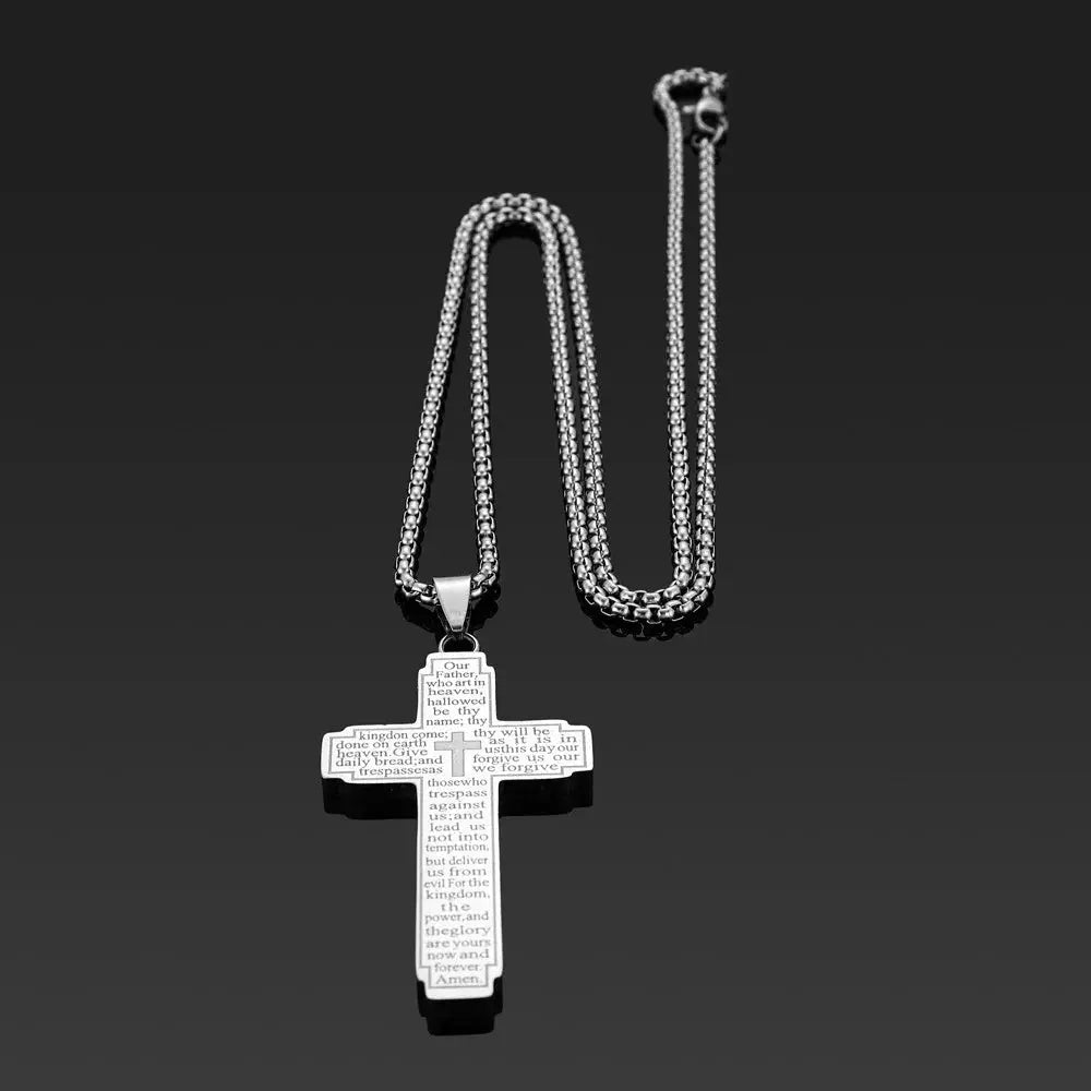 TrendMen Hiphop Rock Crucifix Cross Stainless Steel Pendant Necklaces AliExpress