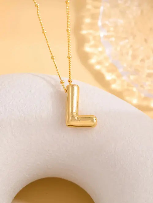 Delicate Bubble Letter PendantAccessories Temperament Fashionable26 AliExpress