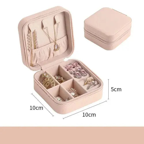 Portable Mini Jewelry Storage Box Travel Organizer Jewelry Case AliExpress