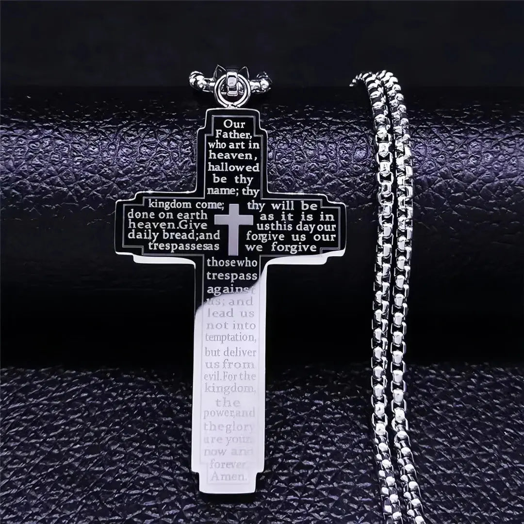 TrendMen Hiphop Rock Crucifix Cross Stainless Steel Pendant Necklaces AliExpress