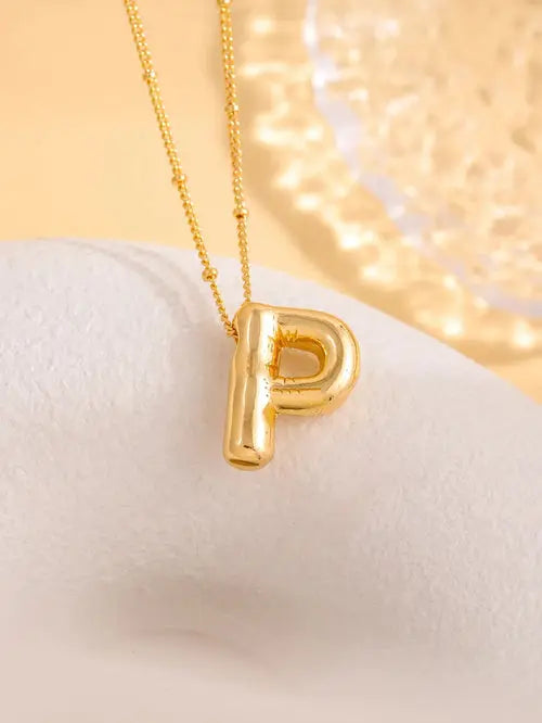 Delicate Bubble Letter PendantAccessories Temperament Fashionable26 AliExpress