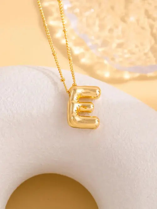 Delicate Bubble Letter PendantAccessories Temperament Fashionable26 AliExpress