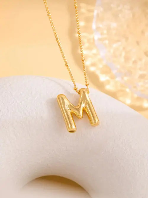 Delicate Bubble Letter PendantAccessories Temperament Fashionable26 AliExpress