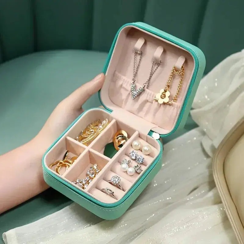 Portable Mini Jewelry Storage Box Travel Organizer Jewelry Case AliExpress