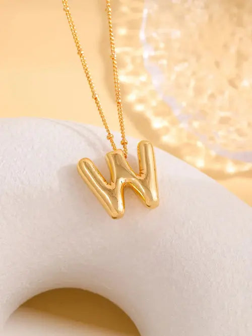Delicate Bubble Letter PendantAccessories Temperament Fashionable26 AliExpress