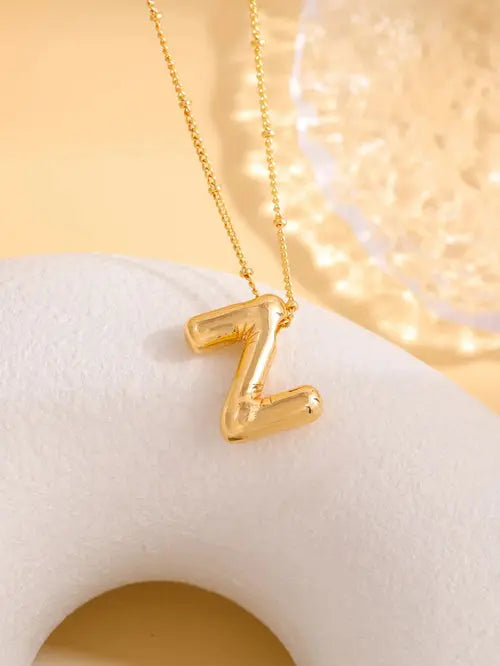 Delicate Bubble Letter PendantAccessories Temperament Fashionable26 AliExpress