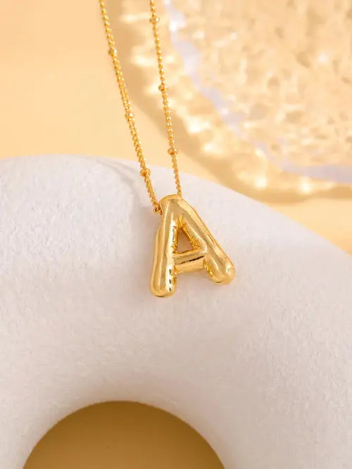 Delicate Bubble Letter PendantAccessories Temperament Fashionable26 AliExpress