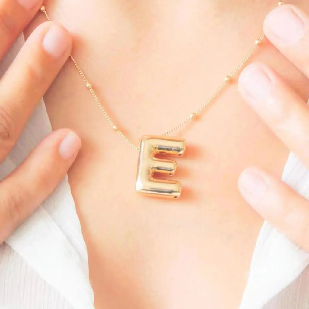 Delicate Bubble Letter PendantAccessories Temperament Fashionable26 AliExpress