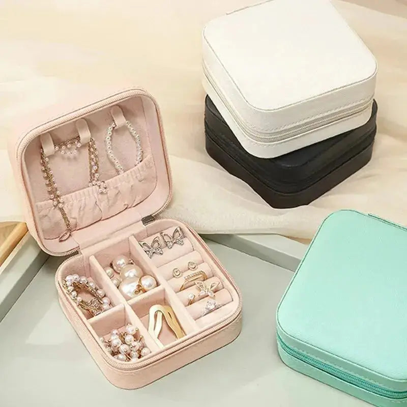 Portable Mini Jewelry Storage Box Travel Organizer Jewelry Case AliExpress