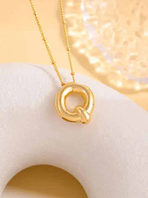 Delicate Bubble Letter PendantAccessories Temperament Fashionable26 AliExpress