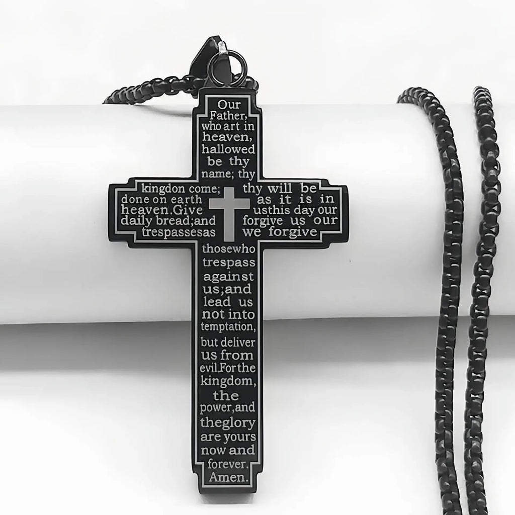 TrendMen Hiphop Rock Crucifix Cross Stainless Steel Pendant Necklaces AliExpress