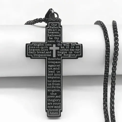 TrendMen Hiphop Rock Crucifix Cross Stainless Steel Pendant Necklaces AliExpress