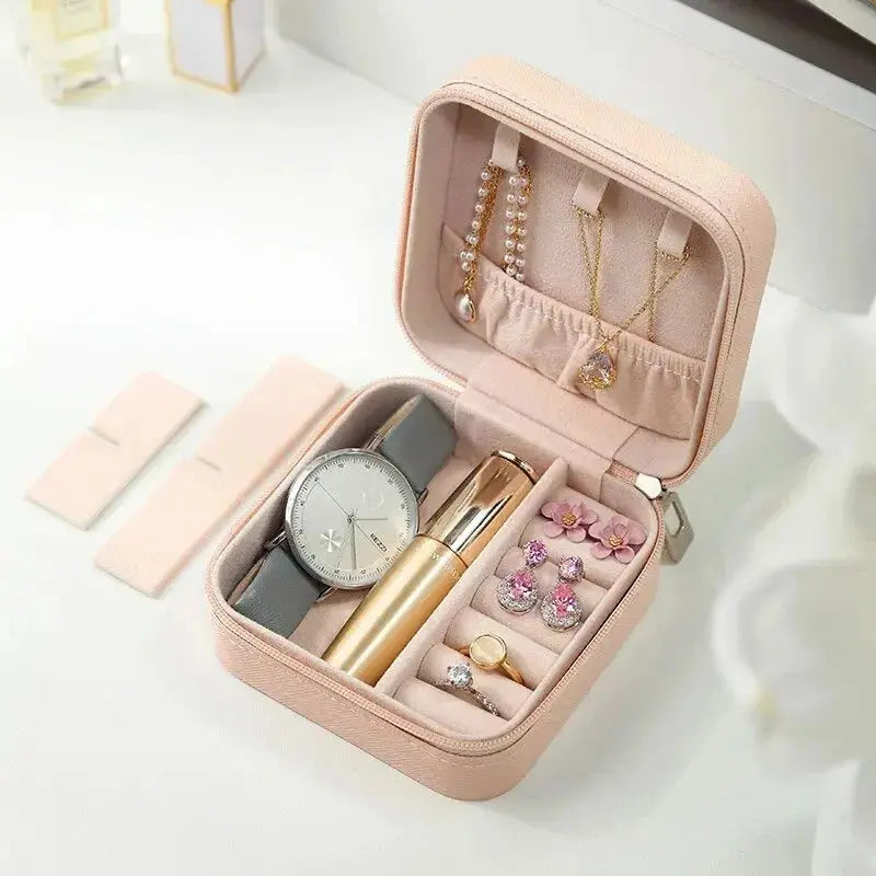 Portable Mini Jewelry Storage Box Travel Organizer Jewelry Case AliExpress