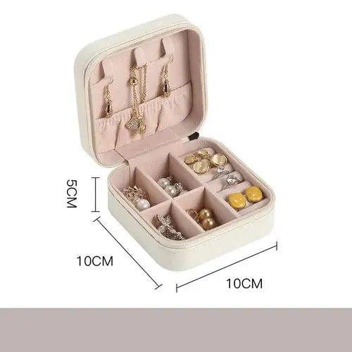 Portable Mini Jewelry Storage Box Travel Organizer Jewelry Case AliExpress