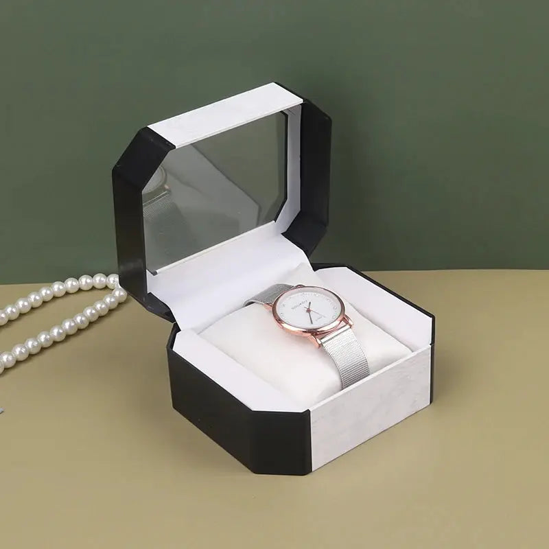 Watch Box High-end European Men's Acrylic Watch Display Box Watch Alfa fammily store