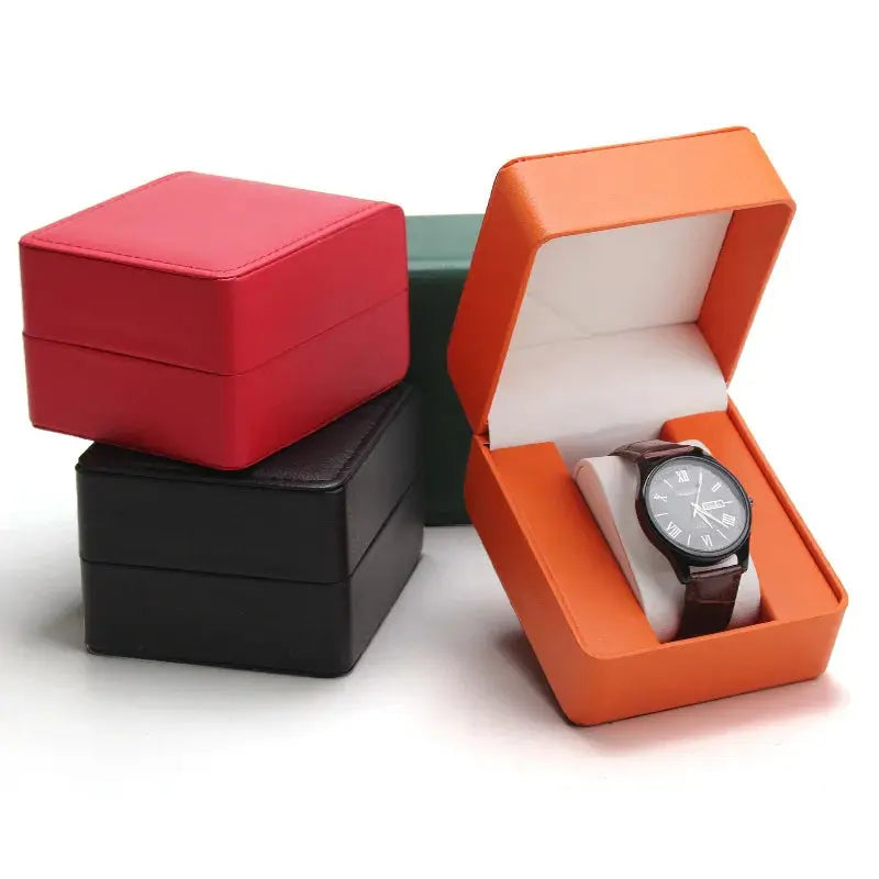 Watch Storage Box PU Single Watch Display Case Wristwatch Watch Holder AliExpress