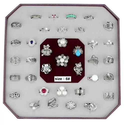 VK-015-SIZE6 - Assorted Brass Ring with Assorted  in Assorted Alfafammily.com