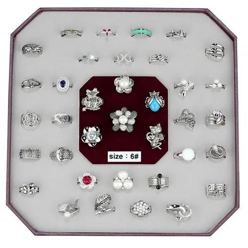 VK-015-SIZE6 - Assorted Brass Ring with Assorted  in Assorted Alfafammily.com